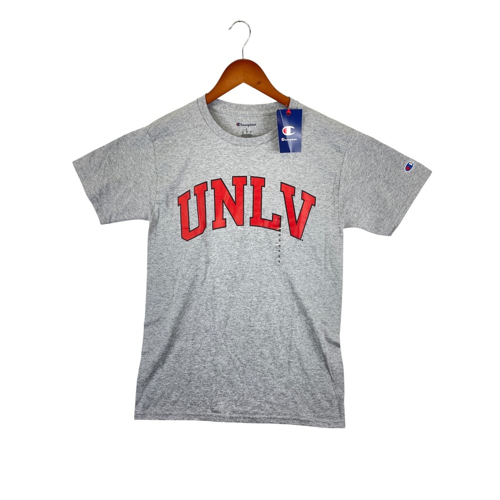 Champion UNLV Rebels‎ Women's S Gray Short Sleeve Graphic Athletic T-Shirt NWT